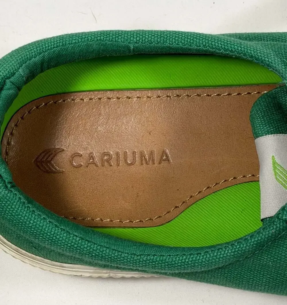 Cariuma OCA Low Green Canvas Sneakers Men's 8.5 / Women's 10